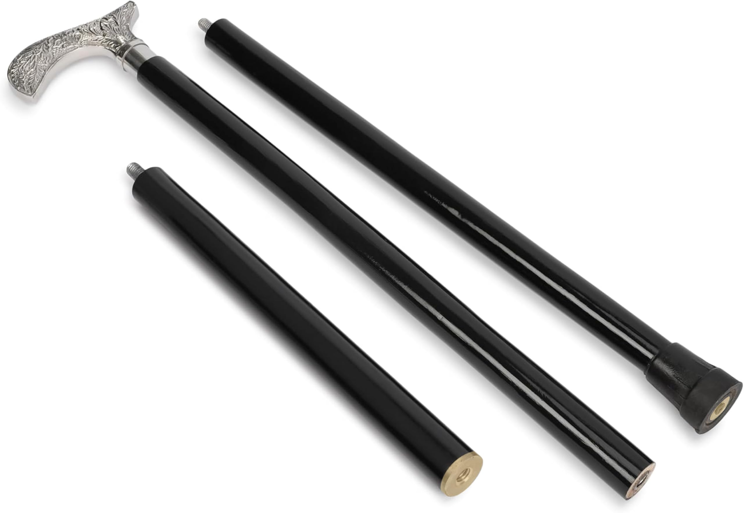 Ajuny Bastone Da Passeggio Fatto A Mano Per Uomini Donne E Anziani Con Impugnatura In Legno E Ottone Leggero E Resistente Design Elegante Adulti.