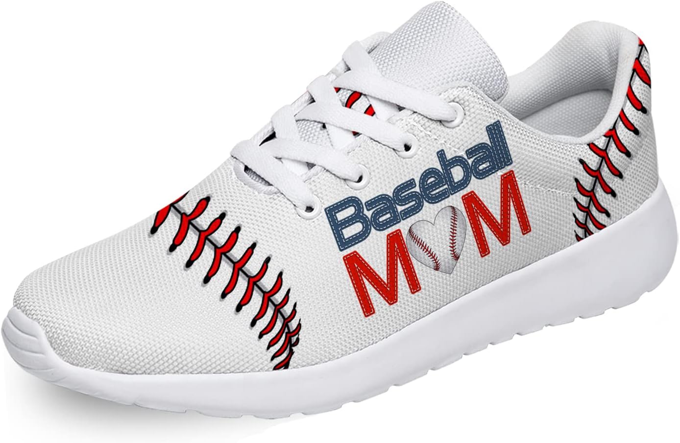 Baseball Printing Shoes Womens Mens Fashion Sneakers Casual Sport Athletic Shoes Gifts for Her,Him