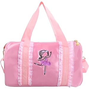 Borsa Danza Bambina XIEXIESHER | Zainetto Balletto Rosa/Viola, Impermeabile E Regolabile - Foto 8