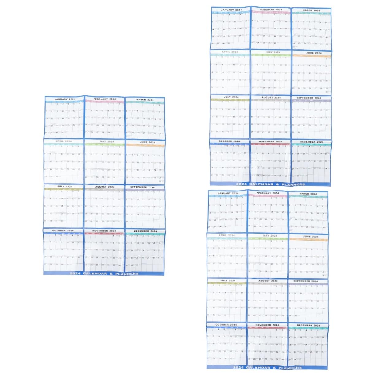 Lurrose 3sätze Wandkalender Abwischbarer Großer Hängender Monatskalender Mit Praktischem Design Und Langlebigen Materialien Für Effiziente Terminplanung Und Eventverfolgung