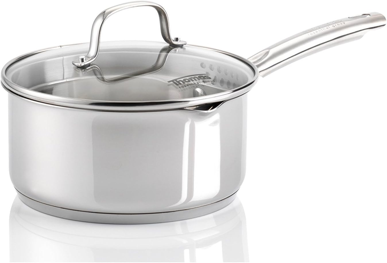 Thomas Cook & Pour 20cm 2.8L Saucepan with Glass Lid