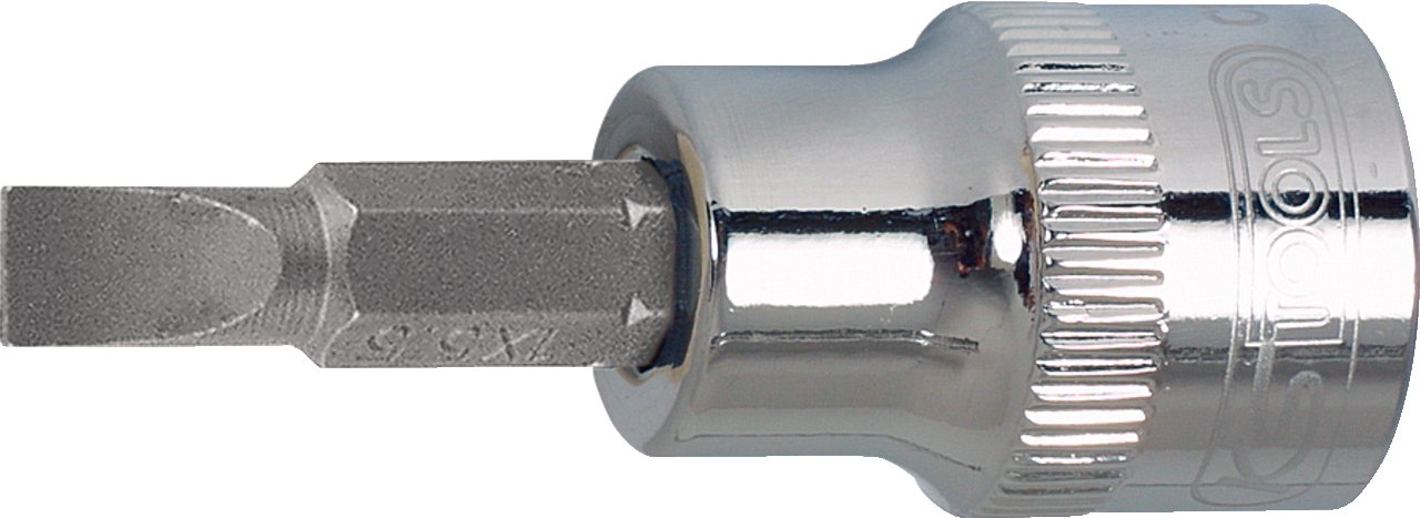 KS Tools 918.3854 3/8" CHROMEplus Bit socket slot, 6,5mm, Variety pack