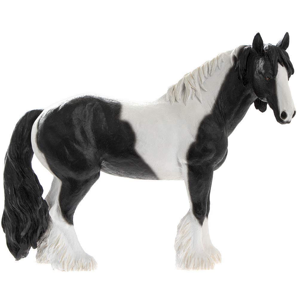 Lesser & Pavey Black And White Black & White Cob Resin Horse Figurine - 26Cm