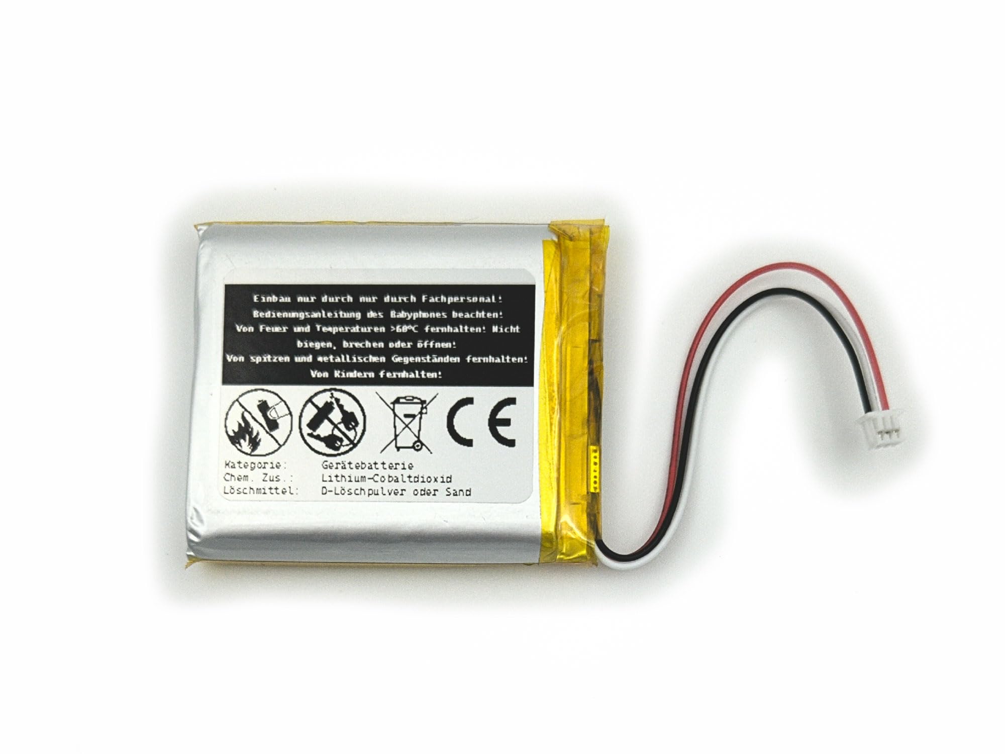 Akku für Babyphone eufy SpaceView E110 T8300-M (größere Kapazität 3.500mAh)