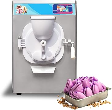 Kolice Commercial Gelato Hard Ice Cream Machine, Italian Water Ice Maker, Countertop Hard Ice Cream Machine,Snack Food Machine,9-11 gallon per Hour, ETL Certificate