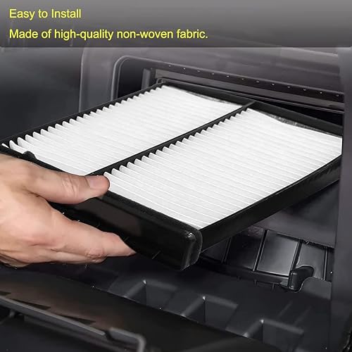 Miniatura 5 de Paquete de 2 filtros de aire de cabina blancos para Mazda 3,2020-2022 Mazda CX-30 2020-2022, repuesto OE BDTS61J6X, MP111BDGF, BDGF-61-J6X