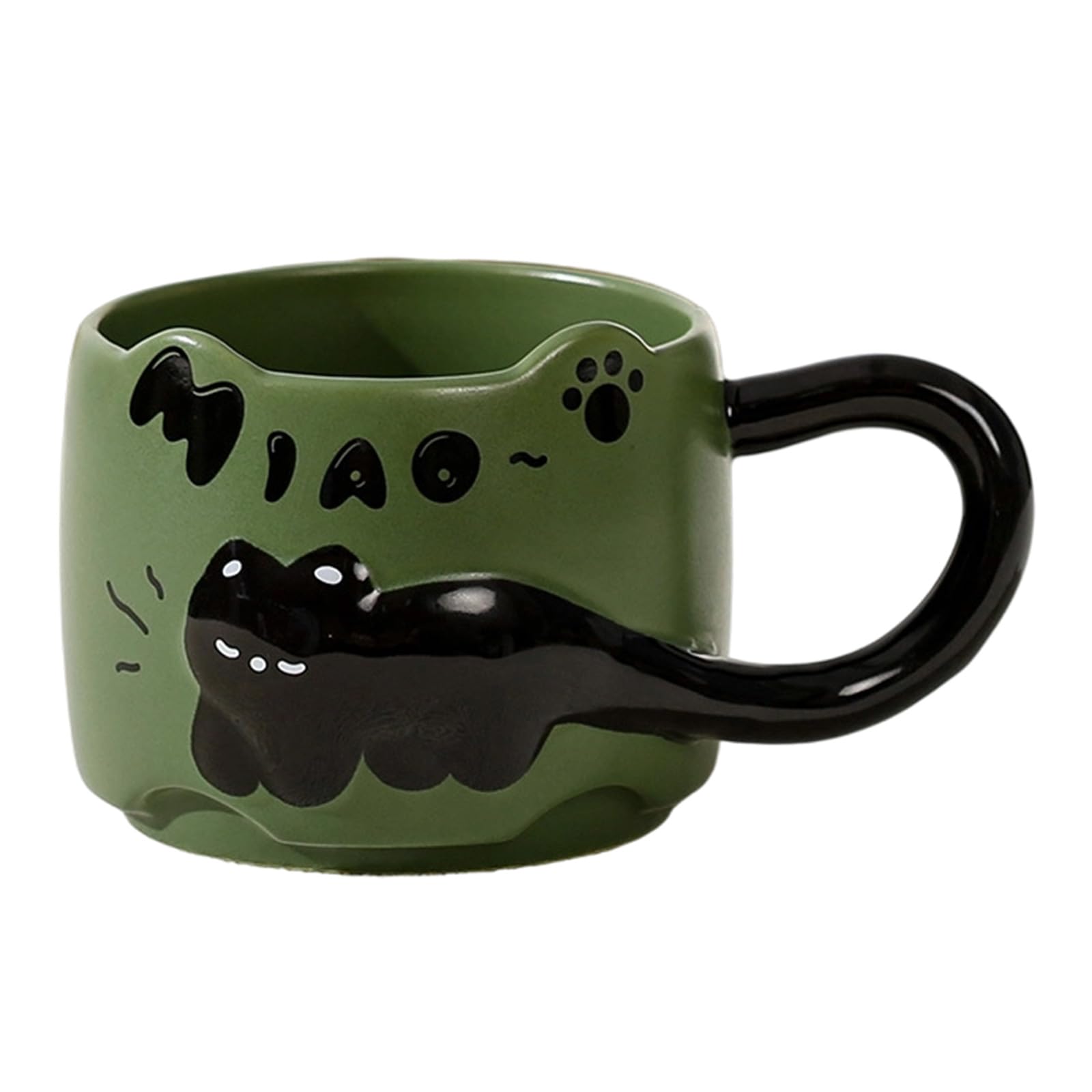 Tsophreniq Multipurpose Ceramic Mugs for Coffee Milk Breakfast Size 9cm Height 14.5cm Length Microwave Oven Safe Dishwasher Safe