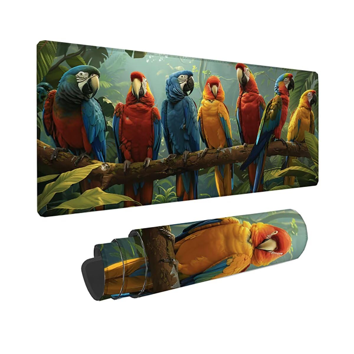 Tappetino per Mouse Gaming XXL 1200x600x3mm– Ufficio Mousepad Grande – Migliora la Velocità e la Precisione Tenuta Stabile Sottomano per Ufficio e Casa Accessori Scrivania Animale PjY3585 8-V