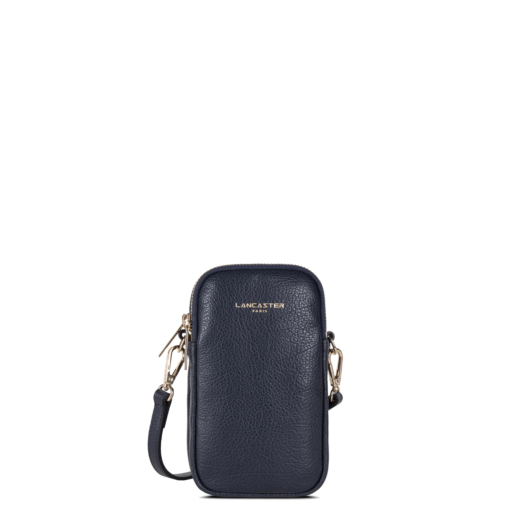 Pochette Smartphone Lancaster Maya KBA - Bleu Cendre - 7 Emplacements Cartes, Portefeuille Et Poche Téléphone