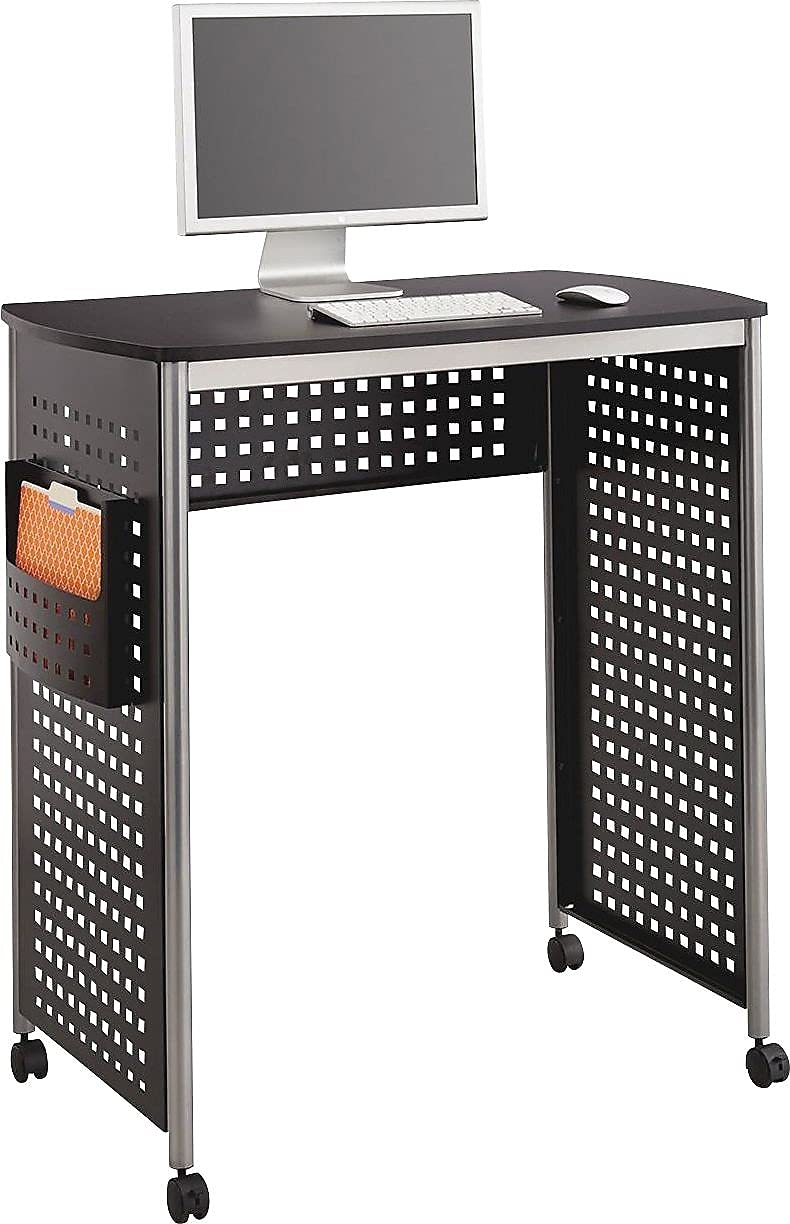 Amazon.com: Safco 1908BL Scoot Mobile Stand-Up Desk, Black