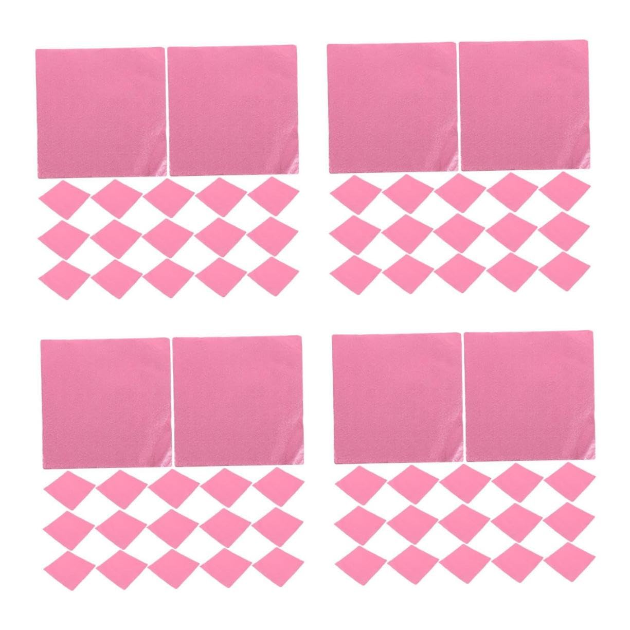 Aluminium pour bonbons faits maison Alipis 400 pièces rose