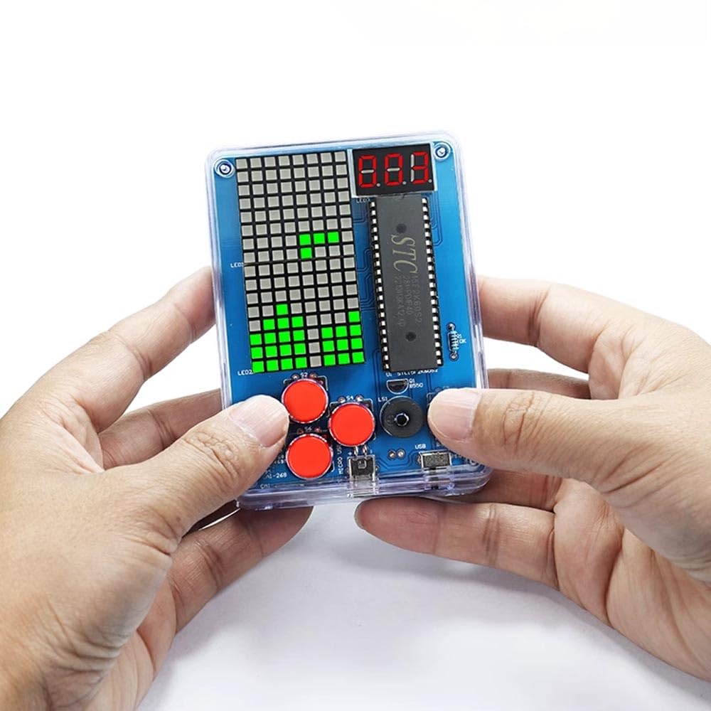 51 Microcontroller Programming Kit DIY Retro Game Console Kit With 51 ...