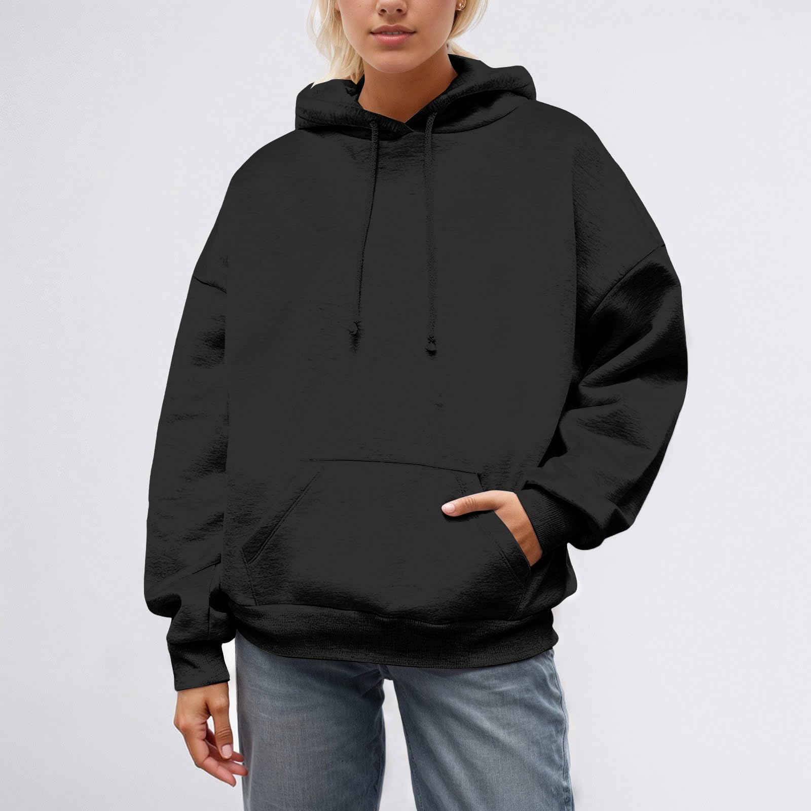 Sweat à Capuche Femme pailleté avec Ailes d'ange, Coupe Oversize Tendance Automne-Hiver, Pull Hoodie Confortable et décontracté, Style Streetwear Y2K, Festivals et Sorties Entre Amis