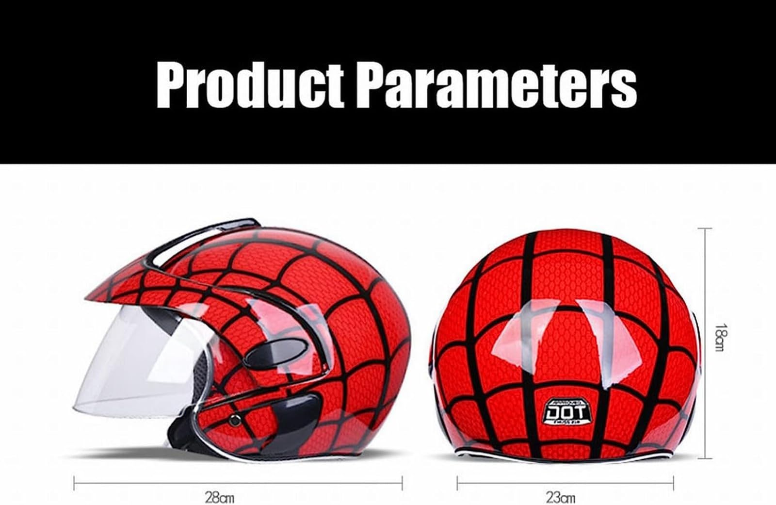 Integralhelm Für Kinder Motorrad - ECE/DOT Geprüft Leichtes Design