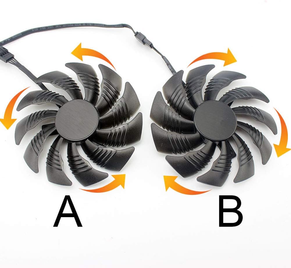 Buy mm Plds12hh Tsu 4pin Cooler Fan For Gigabyte Geforce Gtx1060 1070 Gtx 1050ti Gtx 960 Rx570 Rx470 Graphics Card Fan A Set Online In Vietnam B07y3yh1v2