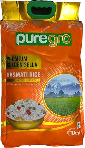 Puregro Premium Golden Sella Basmati Rice 10kg