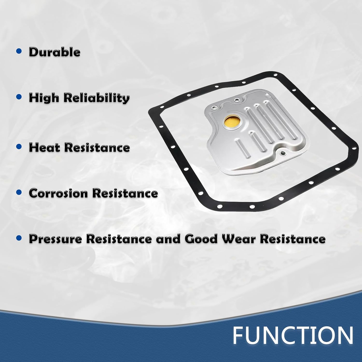 U151 Automatic Transmission Oil Filter kit Fits for AVALON CAMRY COROLLA ES300 ES330 HIGHLANDER MATRIX RAV4 RX330 RX350 SIENNA SOLARA VIBE Replaces# 35330-08010