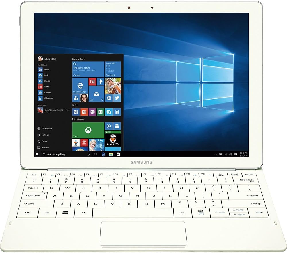 Samsung Tab Pro S 12"; 128 GB Wifi Tablet (White) SM-W700NZWAXAR