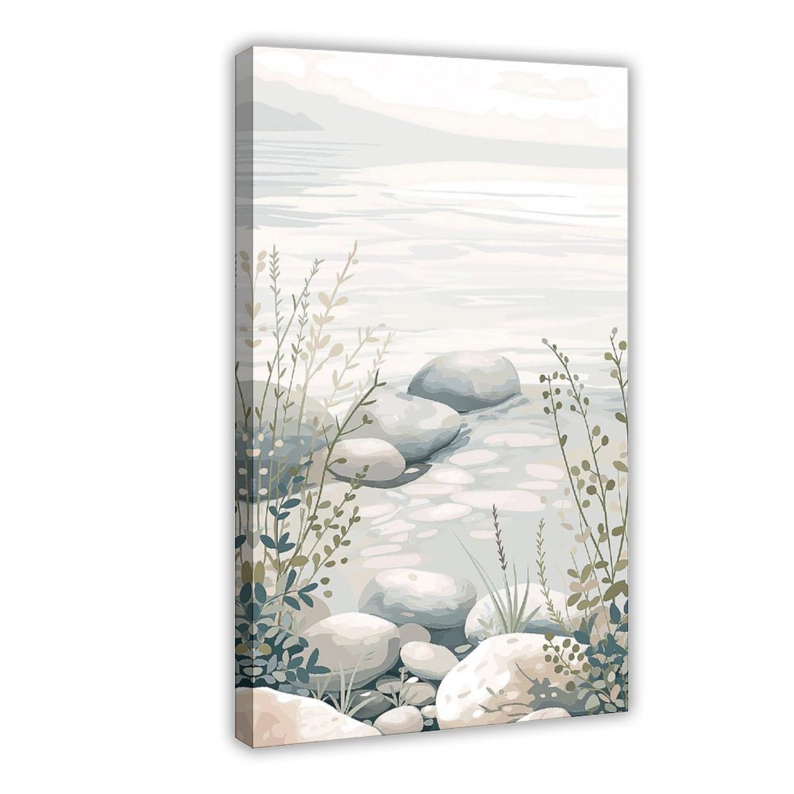 Bareronor Natural Picture Canvas Poster Bedroom Decor Landscape Office Room Decor Gift 24" L X 36" W
