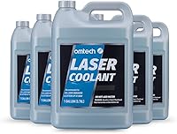 OMTech CO2 Laser Coolant: Non-Conductive Prediluted Antifreeze for Laser Engravers, 6 Gallons Transparent Cooling Fluid