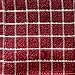 DII Basic Terry Collection Windowpane Dishcloth Set, 12x12, Wine, 6 Piece