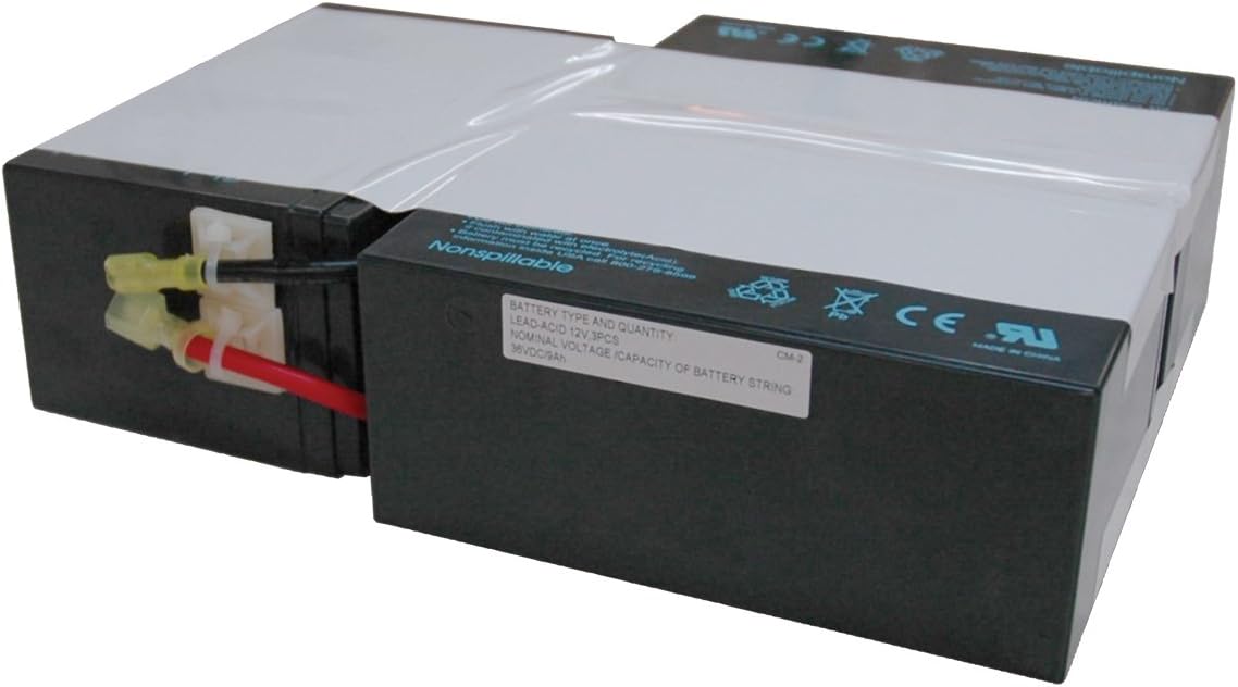 Tripp Lite Certified Replacement Battery Cartridge for SMART1500RM2U, SMX1500RM2U, SMART1500RMXL2UA & Other Major UPS Brand, 18-Month Warranty (RBC93-2U)