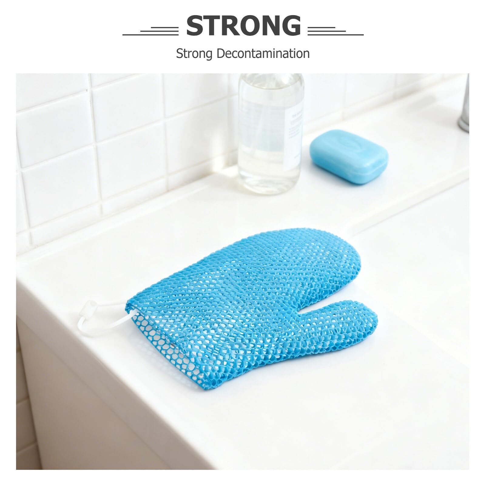 Guante Exfoliante de Ducha de Nido de Abeja Tpu para Baño