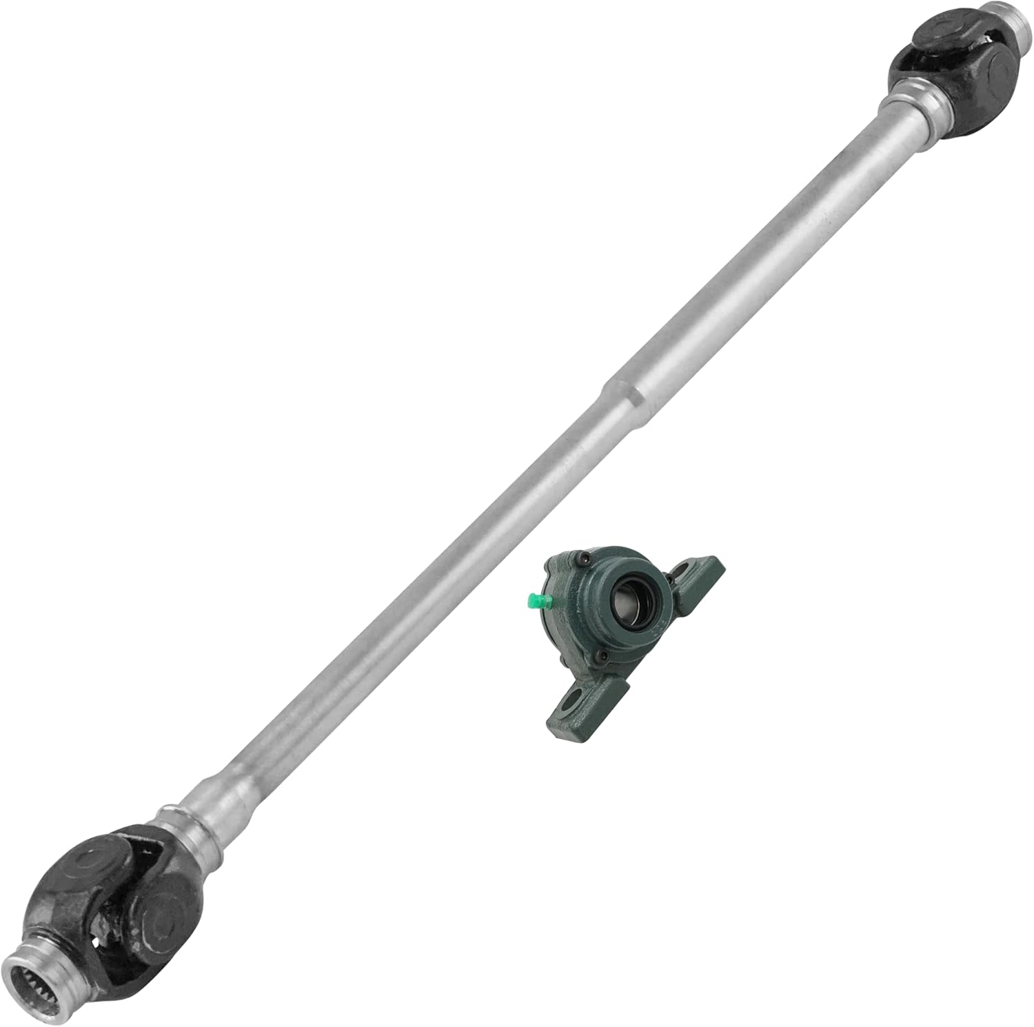 Caltric Front-Rear Propeller Shaft Carrier Compatible with Kawasaki Mule 2510 Kaf950A Diesel 2000 2001 2002