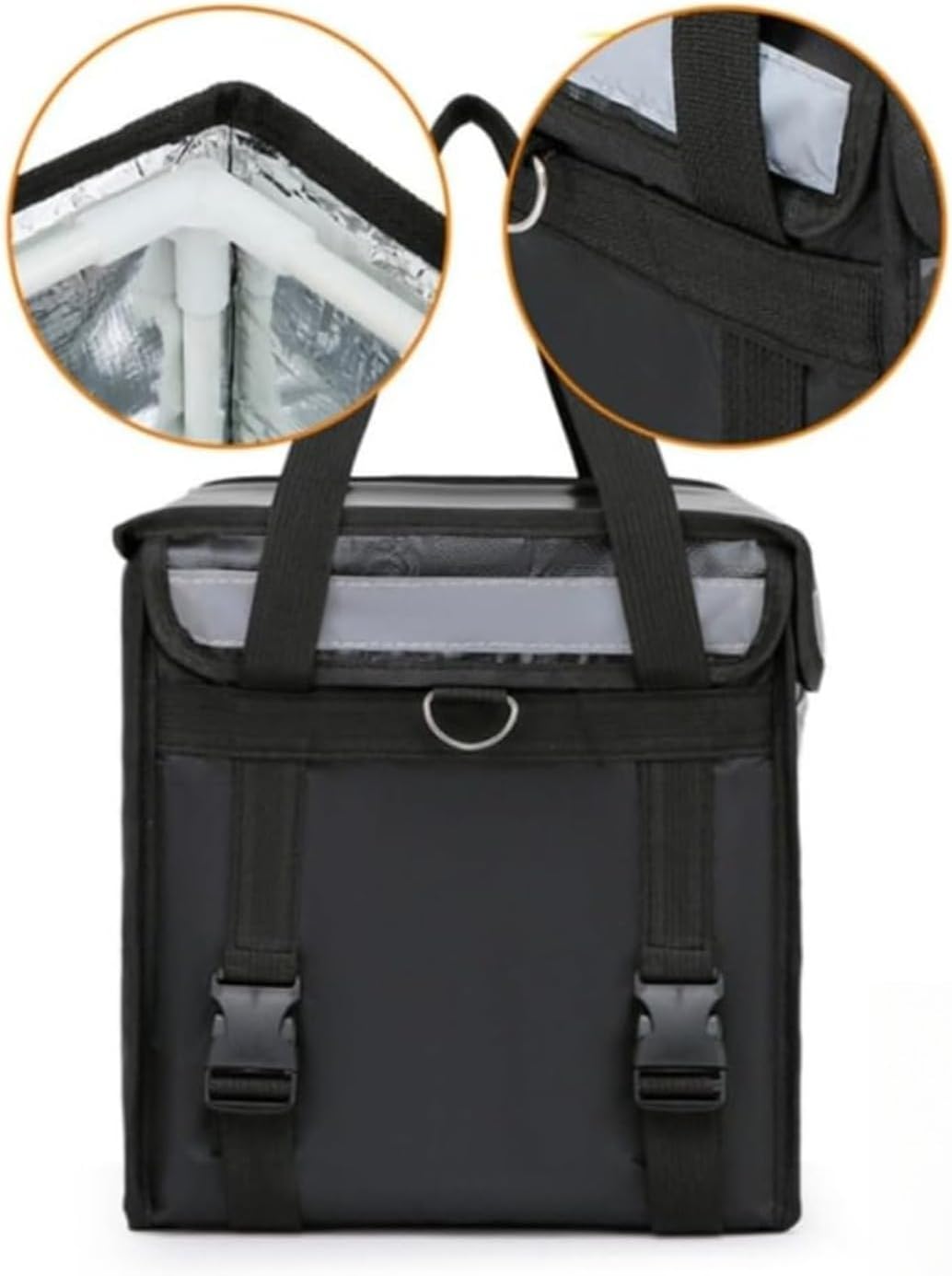 宅配バッグ 保温 大容量 宅配ボックス 固定式 防水 破れにくい 手提げ 自転車 仕切り袋 便利グッズ カートランク 収納 軽量 保