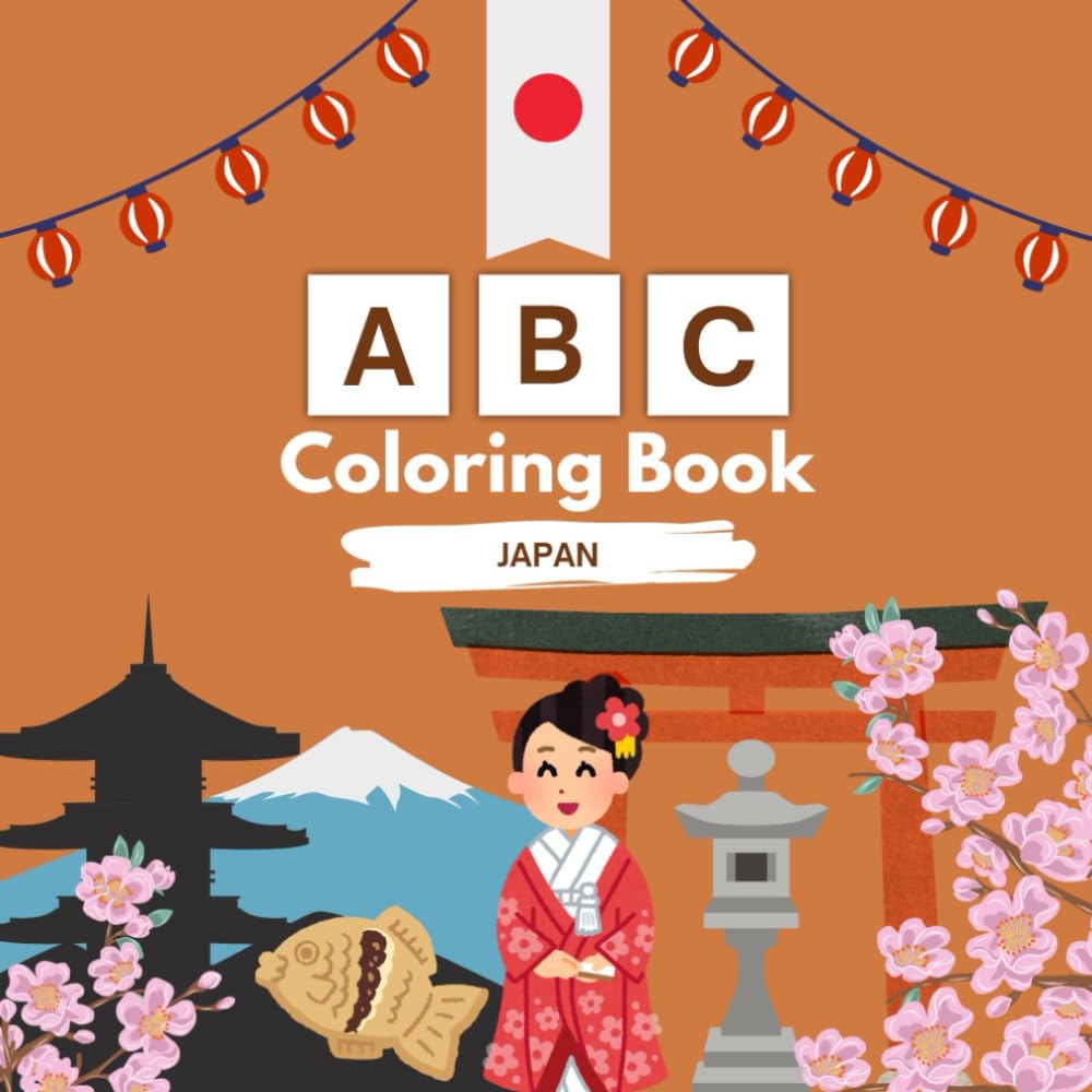 Discover Japan from A to Z: A Fun Coloring Journey Through Culture