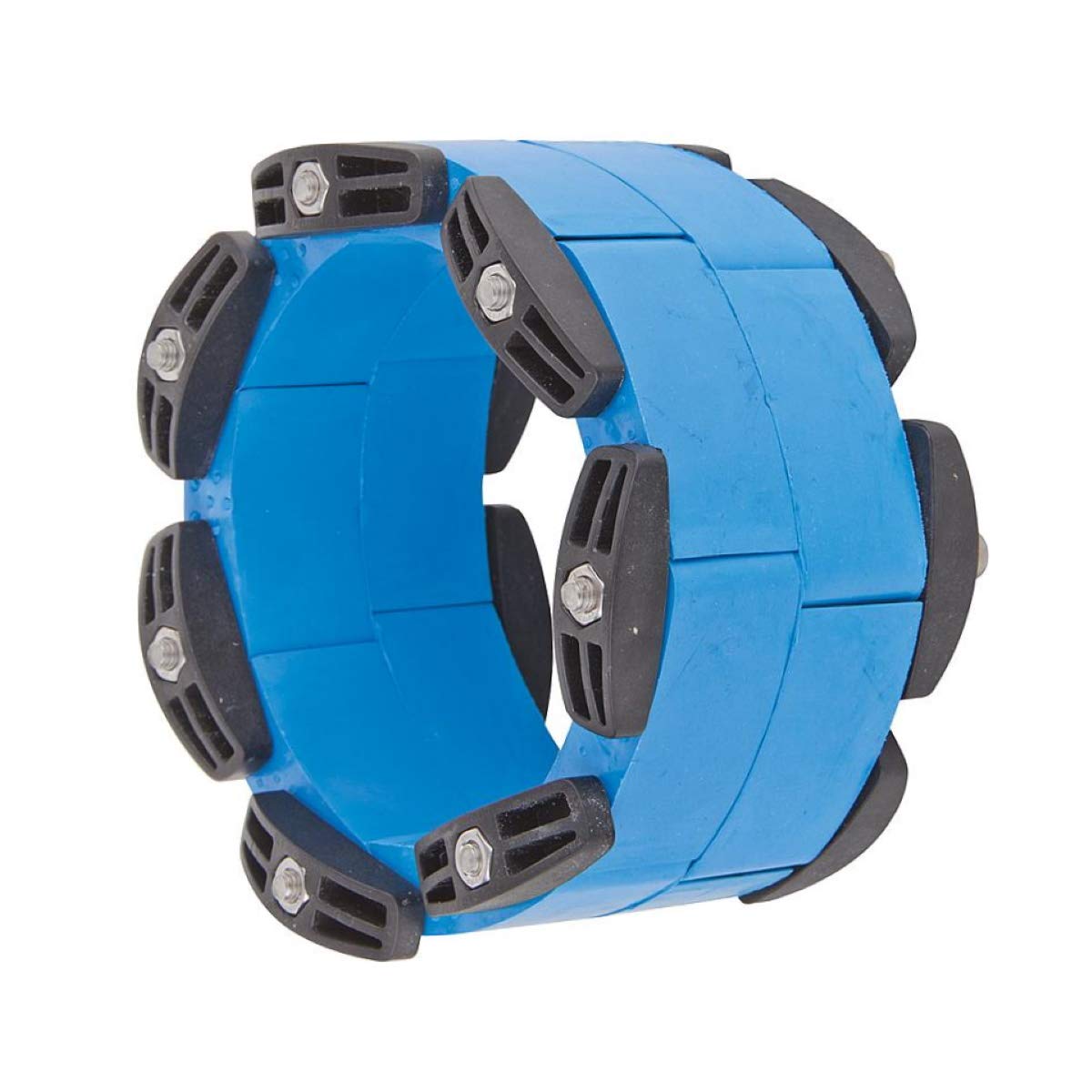 WITTKOWARE 150mm Mauerdurchführung (DN150 Gliederketten-Dichtung), Durchführung für 1 Mediumrohr oder Kabel 82-99mm
