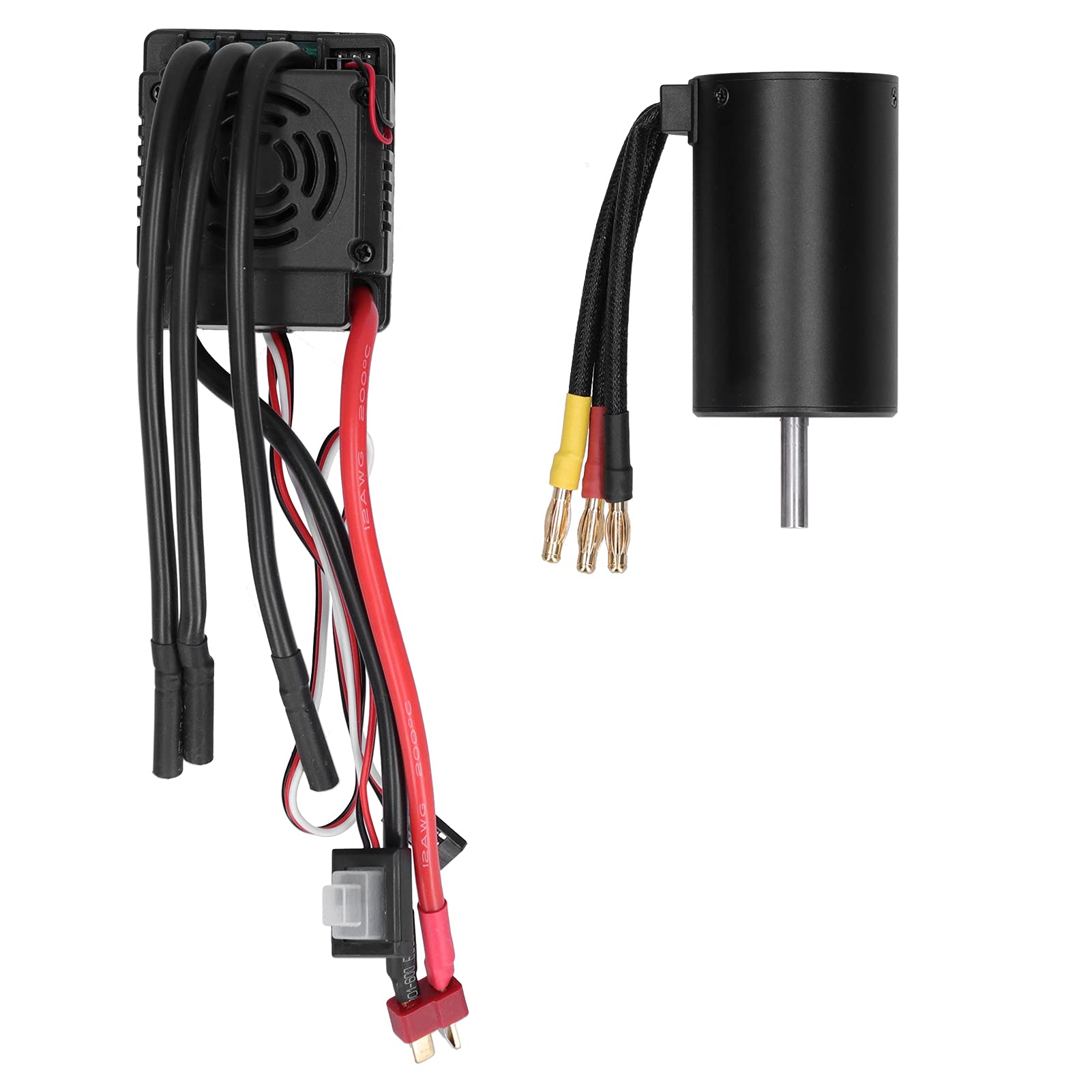 Wysoka Moc 3660 3800 KV i 80A ESC Combo Francuski Silnik Bross dla 1/8 RC Aluminium Aluminium + miedź