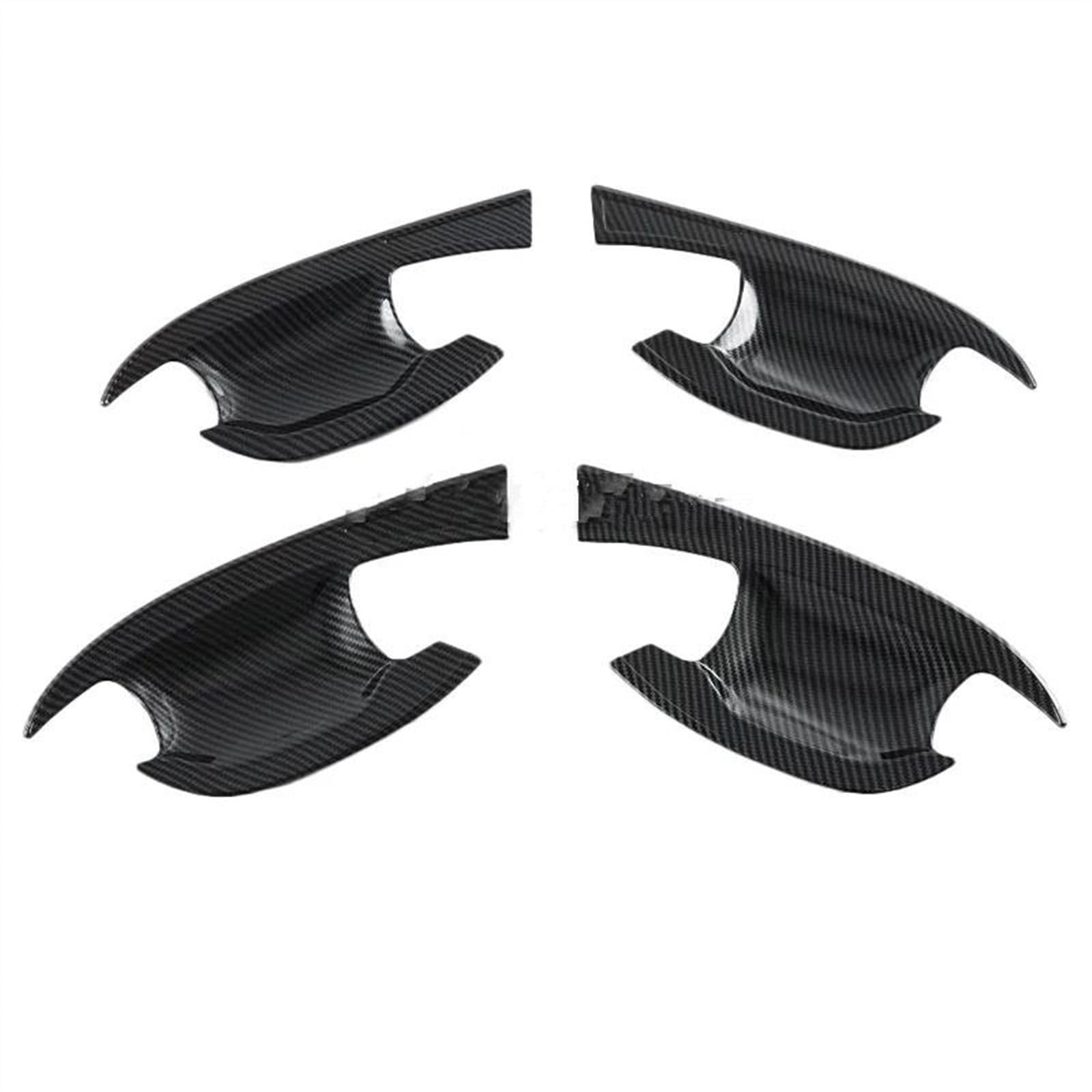 Kjhopy Carbon 1 Car Exterior Door Handle Cover Decorative Sticker For Kia For Sportage Nq5 2022 2023 Carbon Fiber Abs Exterior Door Handle(Carbon 1)