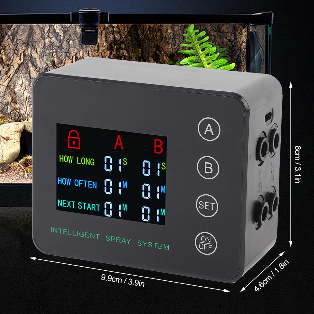 Reptile Humidifiers, Smart Misting System, Reptile Mister Automatic with Timer - Image 3