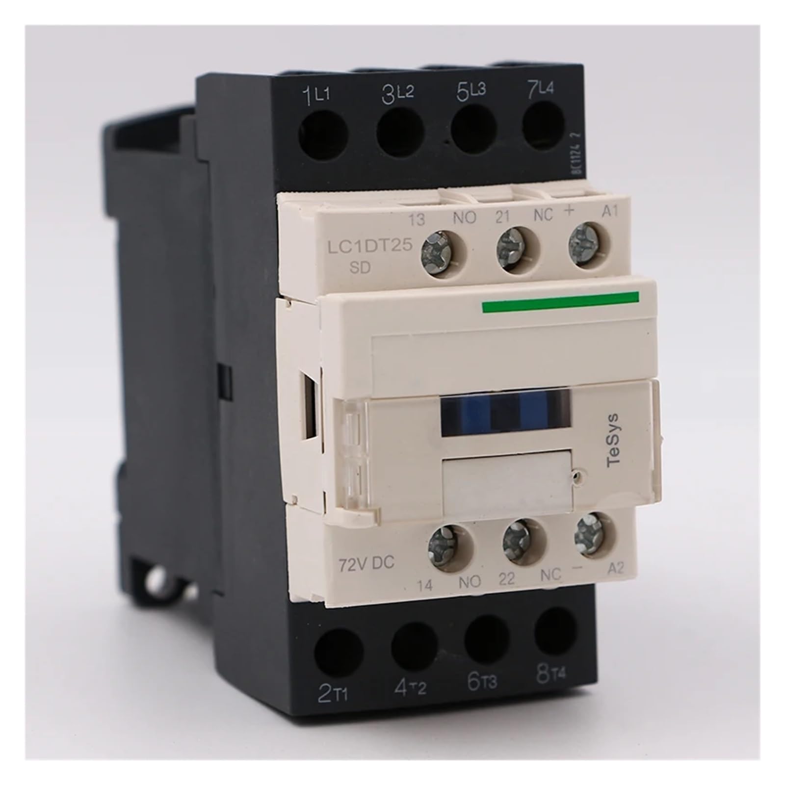 QRUYHBAJU LC1DT25SD DC electromagnetic contactor 4P 4NO LC1-DT25SD 25A 72V DC Coil