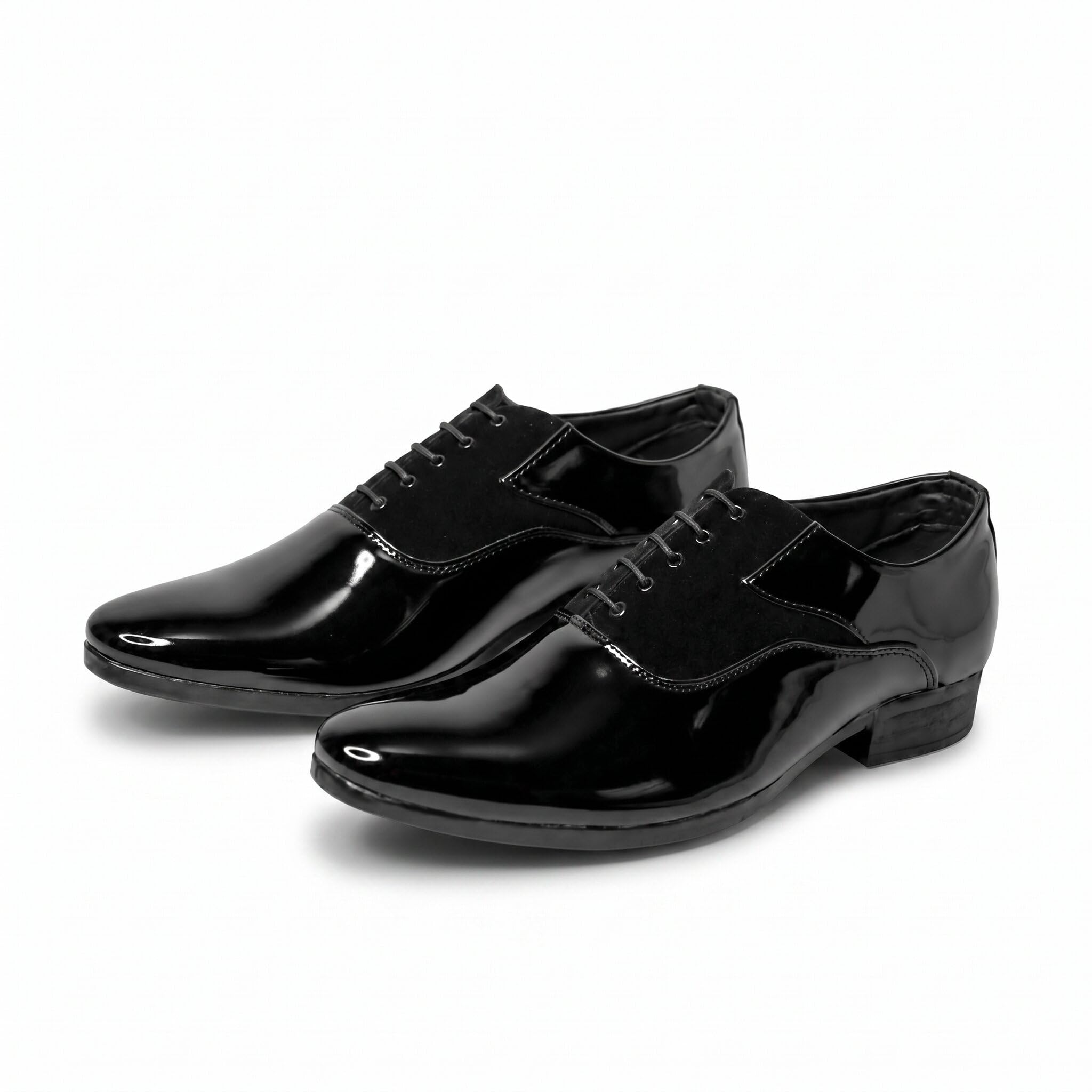 Men's Rich Quality|Breathable|Stylish Look Patent Leather Lace up Formal Shoe-picture-32