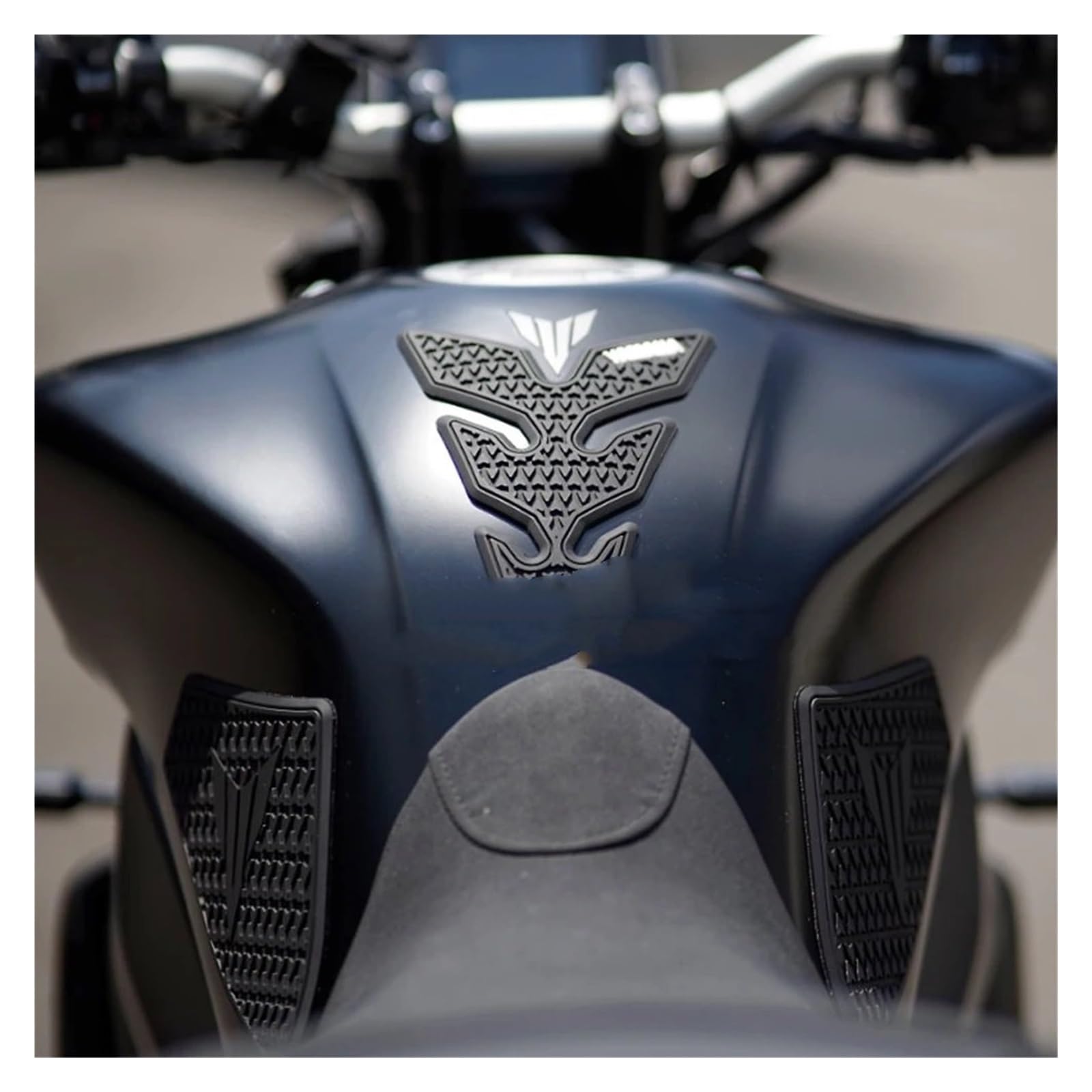 Płyta ochronna zbiornika Pasuje do MT-09 MT09 SP 2024 2025 boczna nakładka na zbiornik motocykla naklejki odporne na zadrapania gumowa naklejka(B)