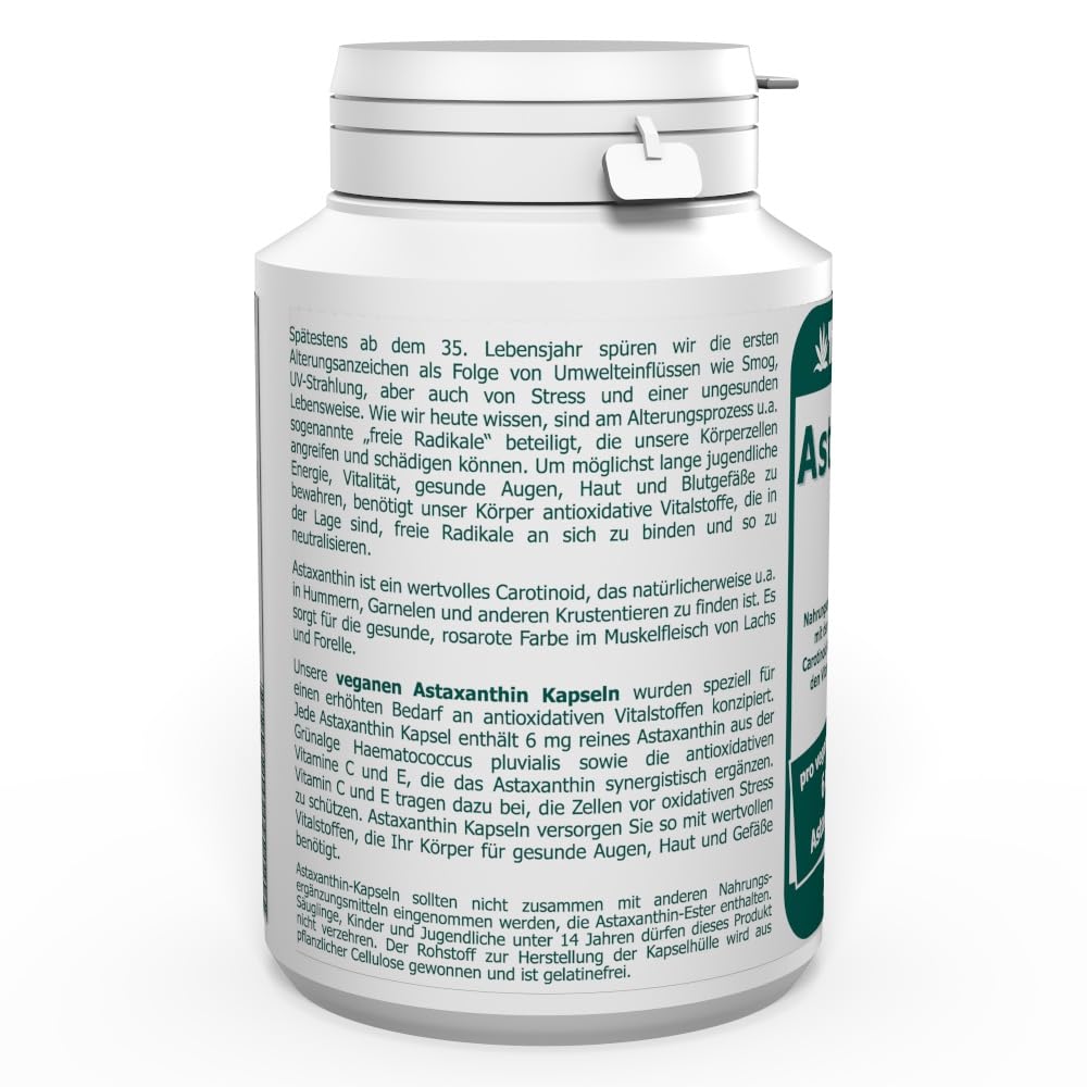 Astaxanthin 6 mg vegane Kapseln 120 Stk.