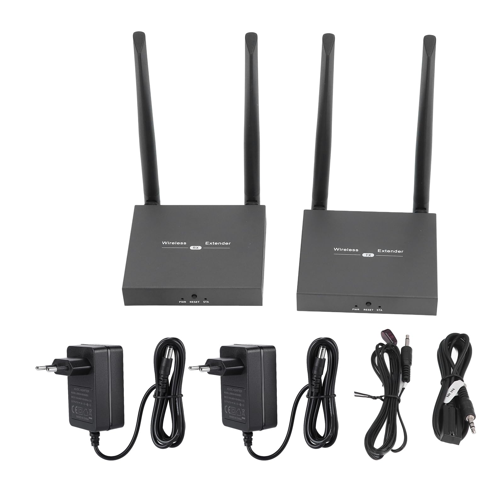 Récepteur émetteur sans Fil 5G, Kit D'extension HD pour Vidéoconférence Home Cinéma, Longue Portée de 200 M, Résolution HD 1080P 60 Hz, Transmission WiFi Double Bande 5G (Prise UE)