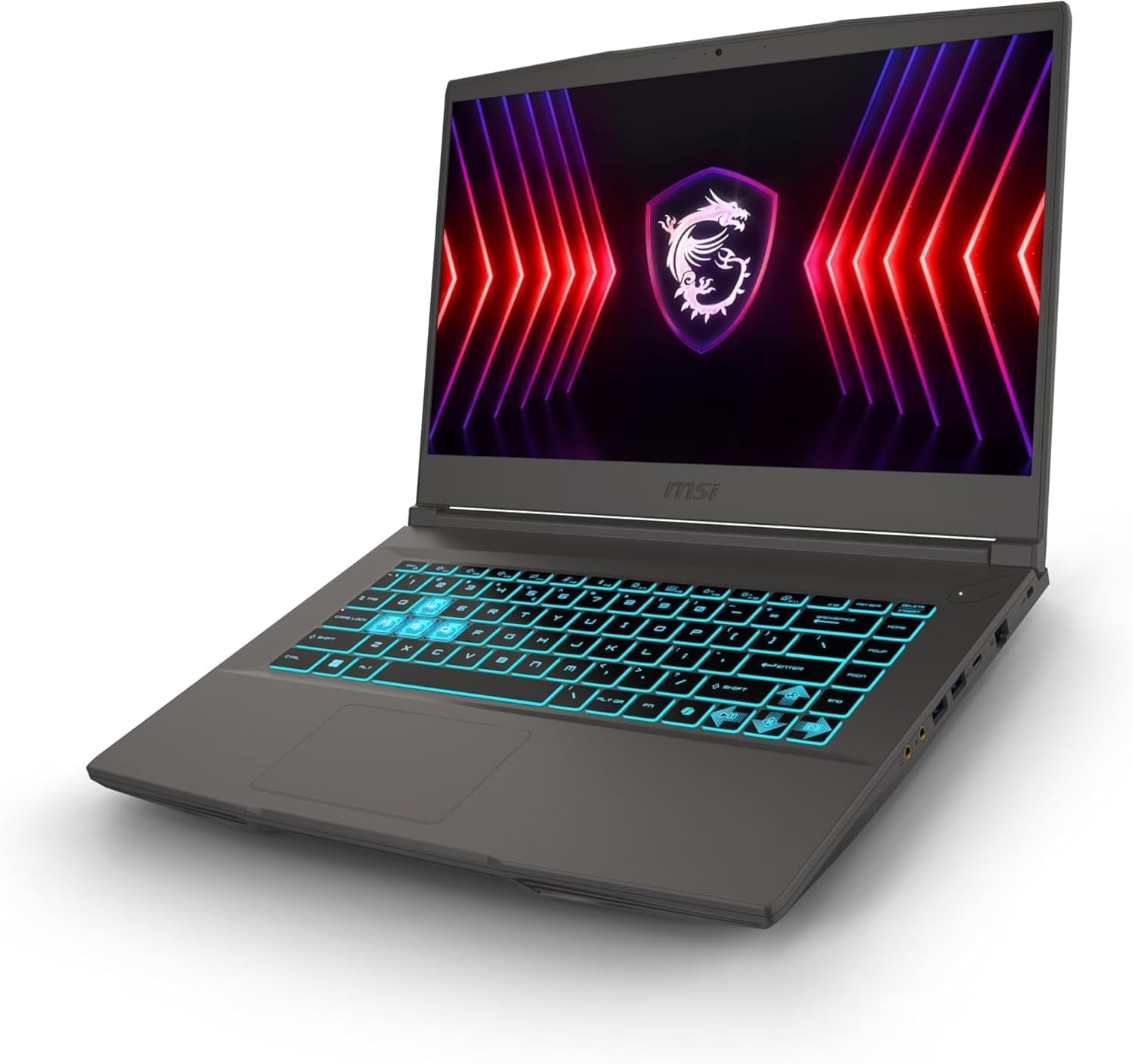msi Thin A15 B7VF-228XIT, Notebook Gaming, 15.6" FHD 144Hz, AMD Ryzen 7 7735HS, Nvidia RTX 4060 GDDR6 8GB, SSD PCIe4 512GB, RAM DDR5 16GB 4800MHz, WiFi 6E, FreeDOS [Layout e Garanzia ITA] Grigio