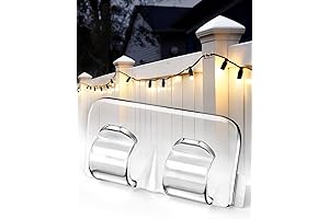 26Pcs Hooks for Outdoor String Lights, Waterproof Adhesive Light Hook for Christmas Lighting