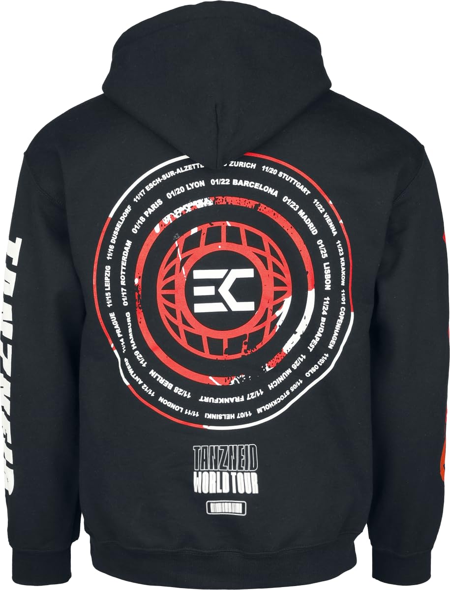 Electric Callboy TANZNEID Tour Circle Männer Kapuzenpullover schwarz