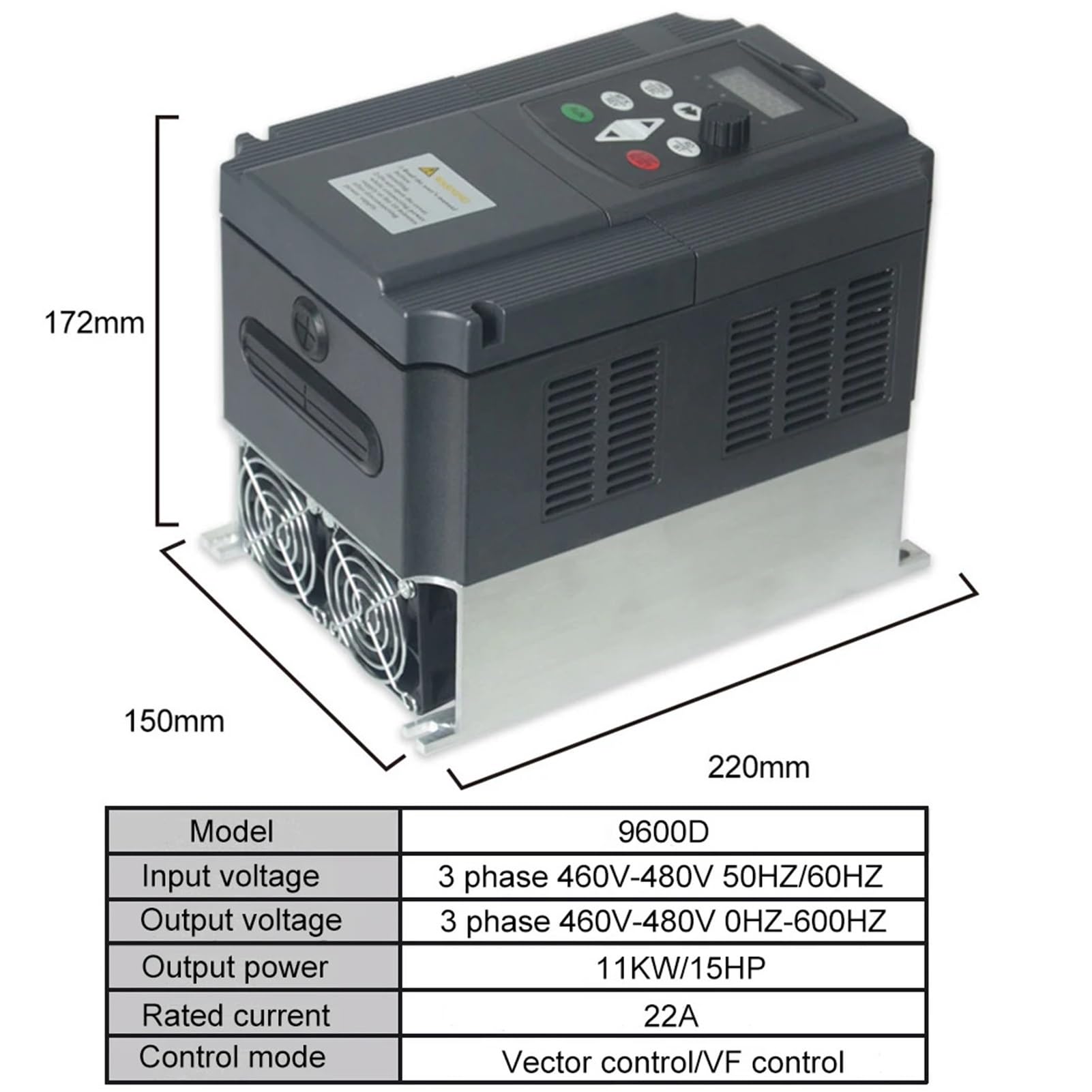 460V-480V 37KW Frequenza variabile Ingresso e Uscita trifase Inverter r Regolazione della velocità del Motore.(37KW 460V-480V)