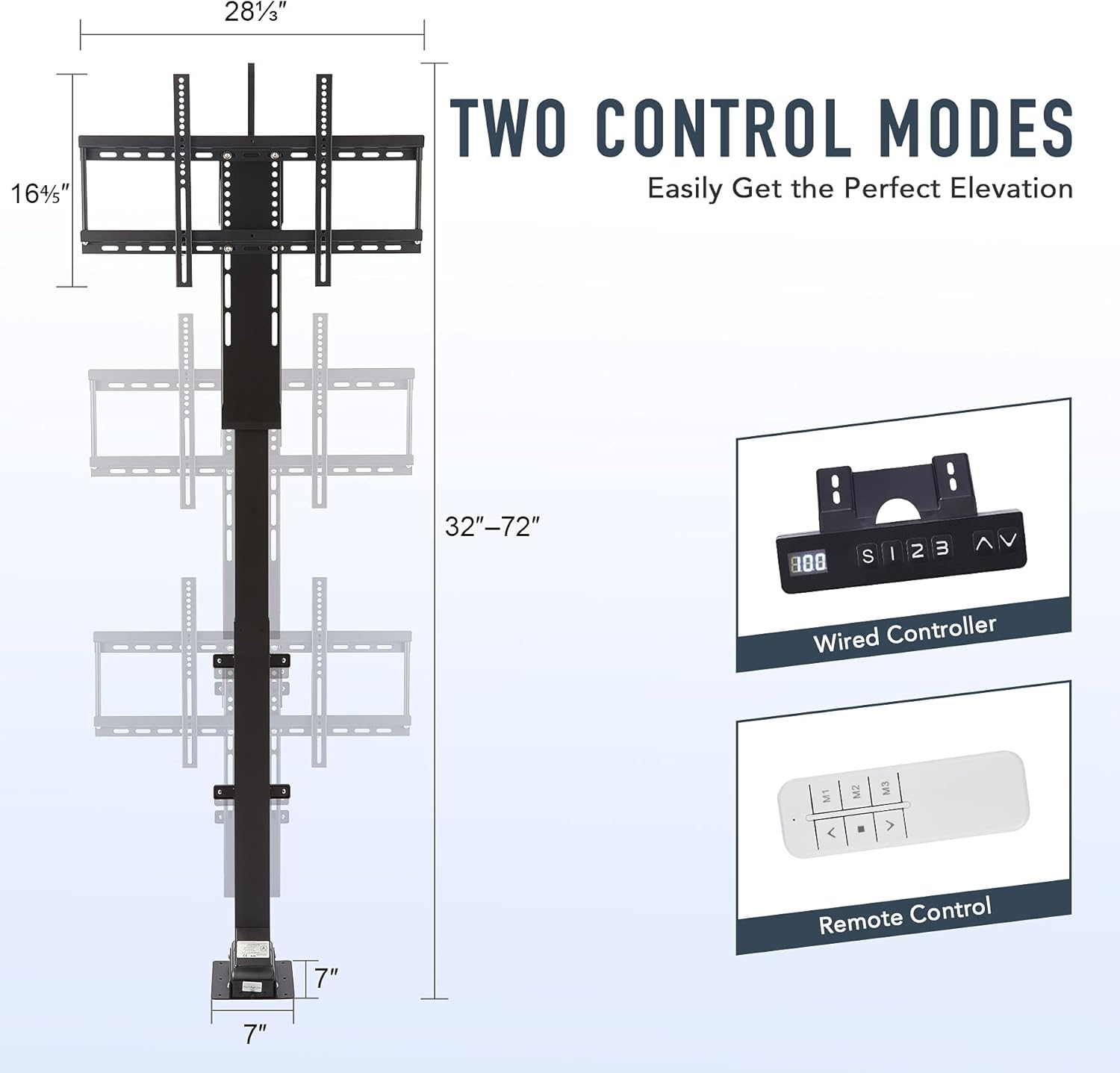 Exсluѕіvе Dіѕсоunt 🔥 CO-Z Motorized TV Lift for 32 to 70 TVs up to 600x400 VESA, Height Adjustable TV Stand and Wall Mount with Remote Control and Memory Setting, Automatic Lift TV Bracket for Home Office Bеѕt Cуbеr Mоndау 🔥 CO-Z Motorized TV Lift for 32 to 70 TVs up to 600x400 VESA, Height Adjustable TV Stand and Wall Mount with Remote Control and Memory Setting, Automatic Lift TV Bracket for Home Office