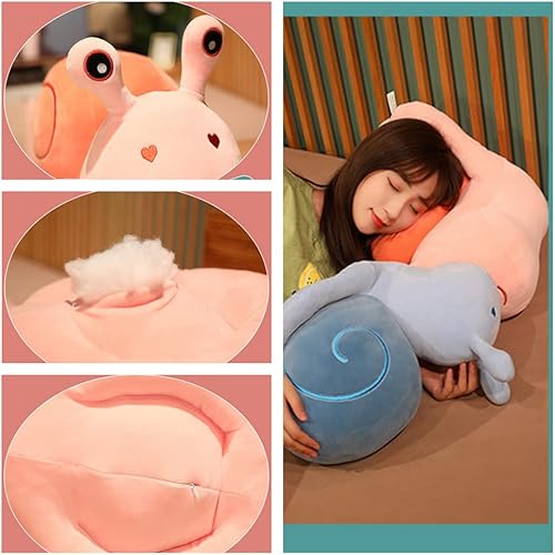 Miniatura 3 de OPHRBU Lindo muñeco de caracol de dibujos animados, lindo juguete de peluche de caracol suave, juguete de peluche de caracol, muñeca de almohada de