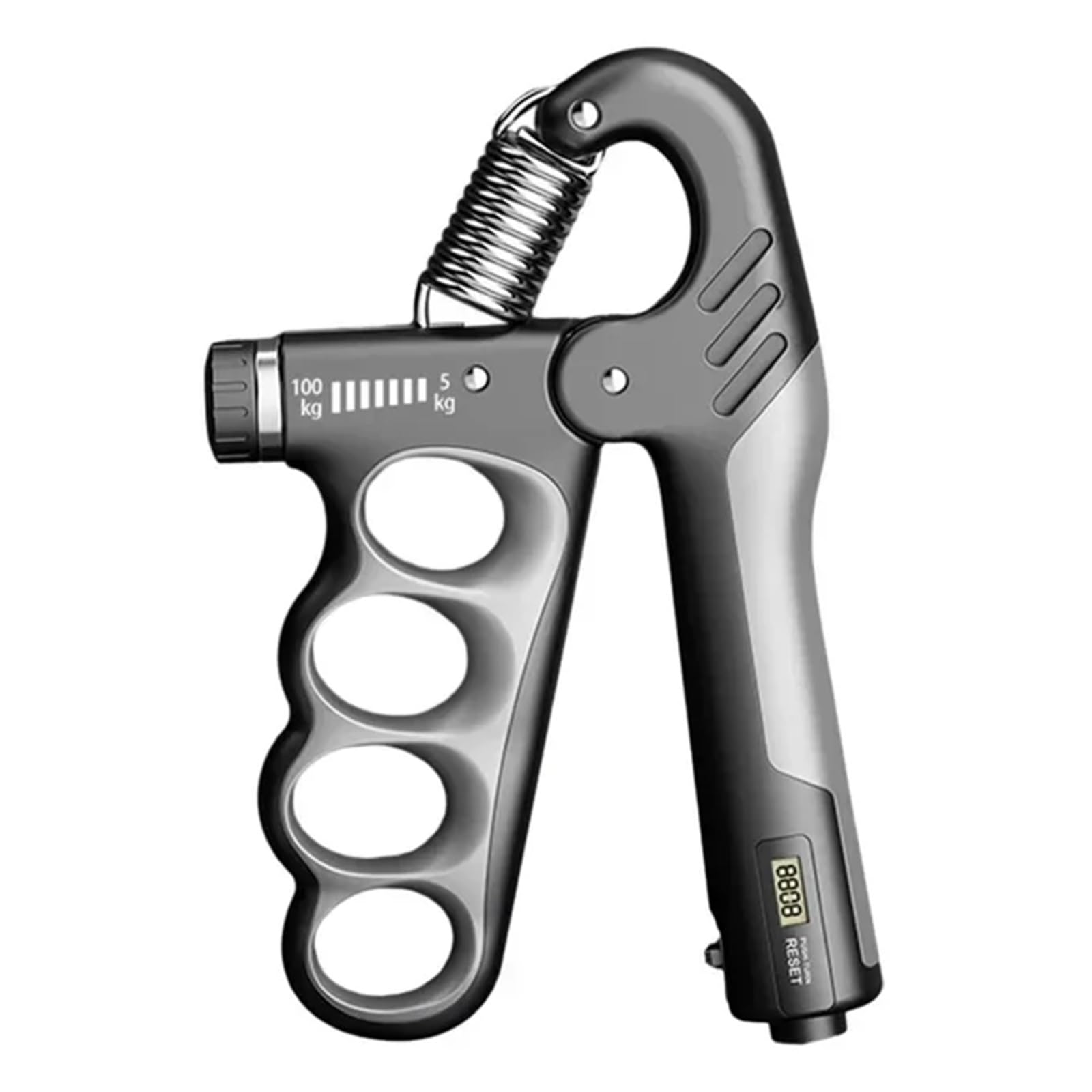 FLYIODFCXV Wrist trainer, 5-120kg Hand Strengthener Adjustable Muscle Recovery Fitness Strength Exercise Handgrip(Elec 5-100Kg-A3)