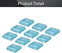 Vista 4 de Fielect 10 Uds 4 x AA/AAA Caja de Almacenamiento de Batería Titular Caja Organizador Azul