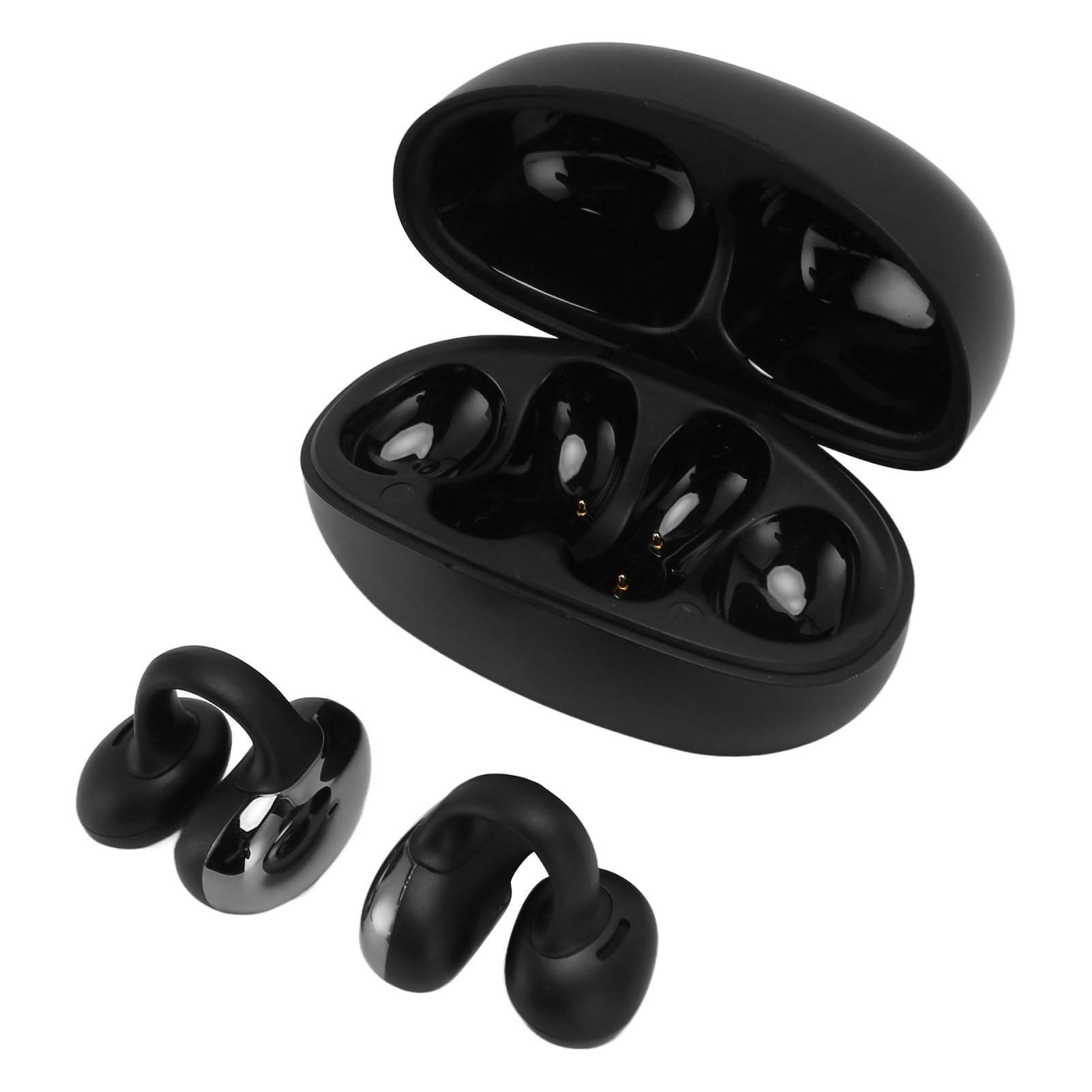 Clip On Bone Conduction Earphones per Sport Running, 55 Ore