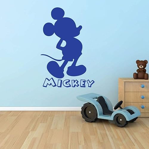 Miniatura 6 de Mickey Mouse Silhouette Wall Decal - Vinyl Decor, Mickey Silhouette, Home Decor - Birthday Party Decoration