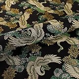 Jennfabric Imitation Silk 50x150cm Thousand Feather Crane Ancient Style Women's Dress Children's...